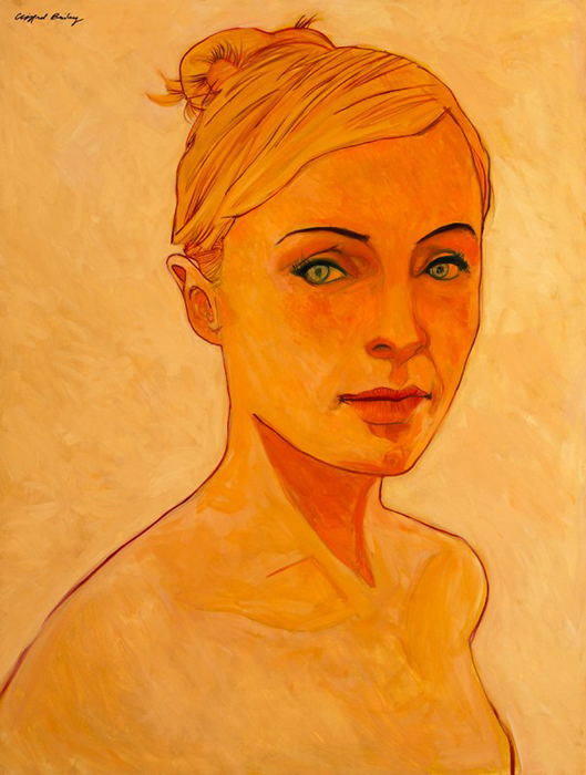 ALEXIS LUHRS 2008 36x48 by Clifford Bailey