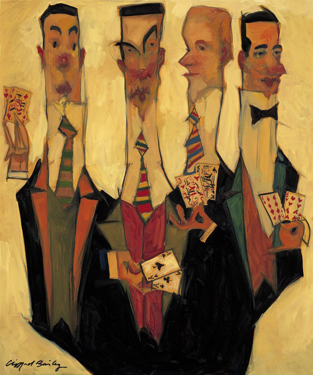 POCKET ACES 2010 20x24 by Clifford Bailey Fine Art