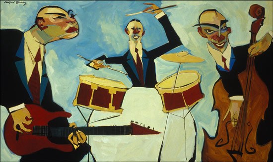 THE GREAT GIG 2003 36x60 by Clifford Bailey Fine Art