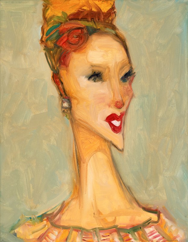 LADY OF SPAIN 2012 11 X 14 by Clifford Bailey Fine Art