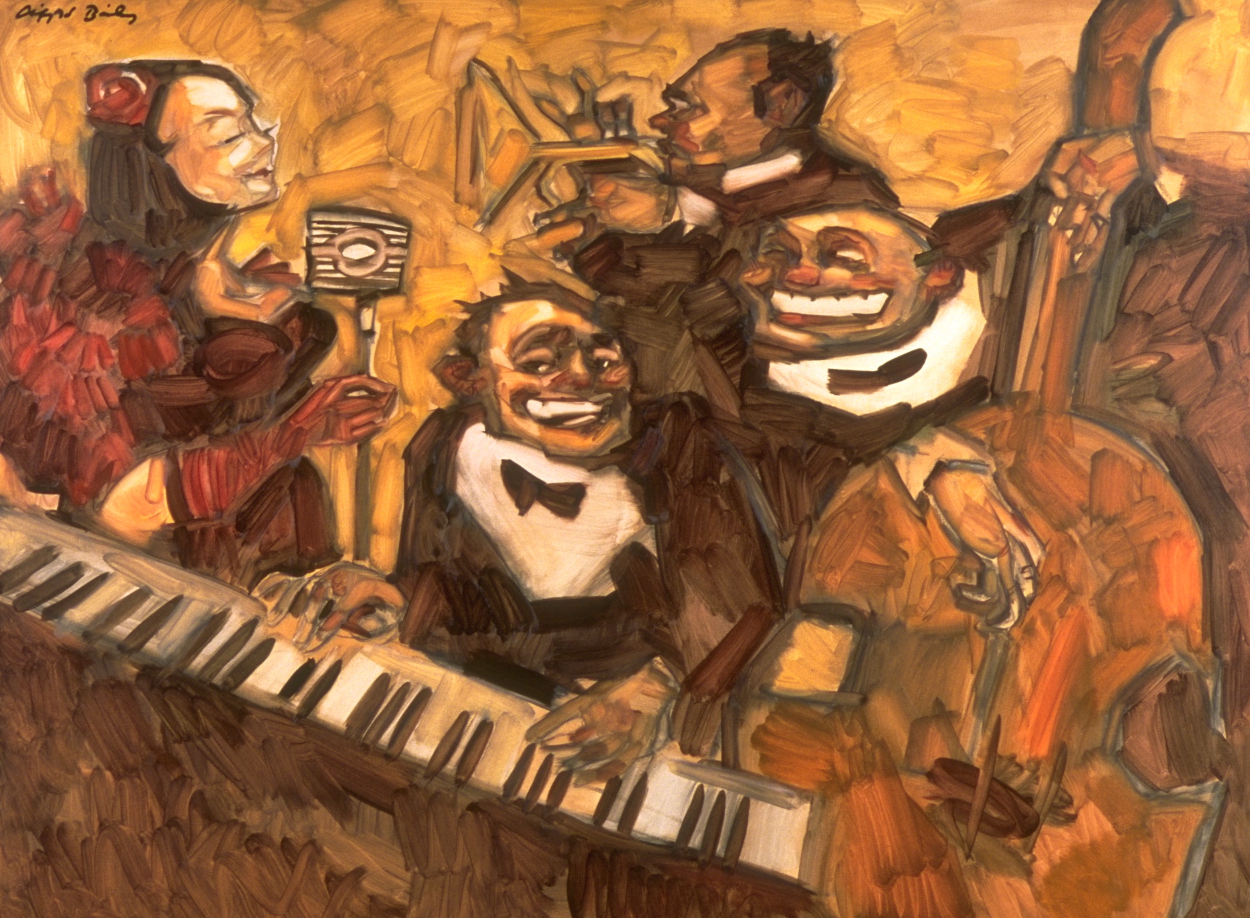 "Rhubarb Quartet" by Clifford Bailey Fine Art
