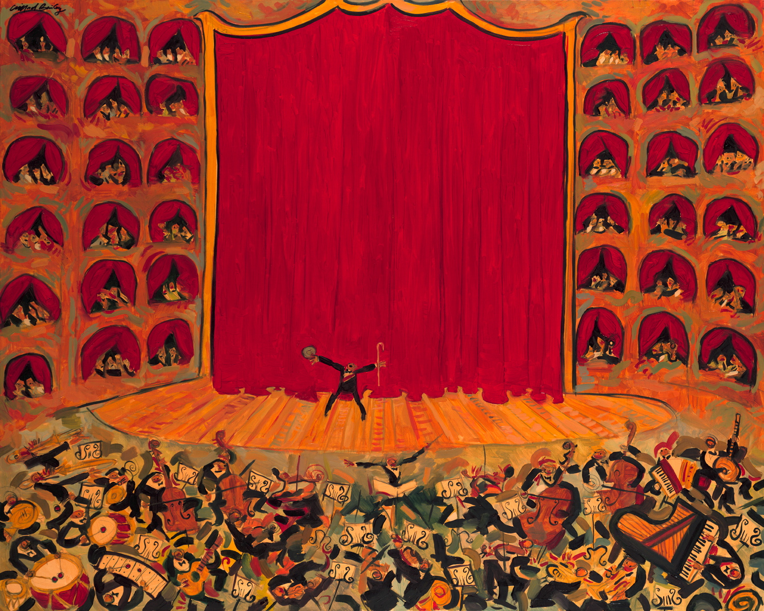 Orpheum Vaudeville by Clifford Bailey Fine Art