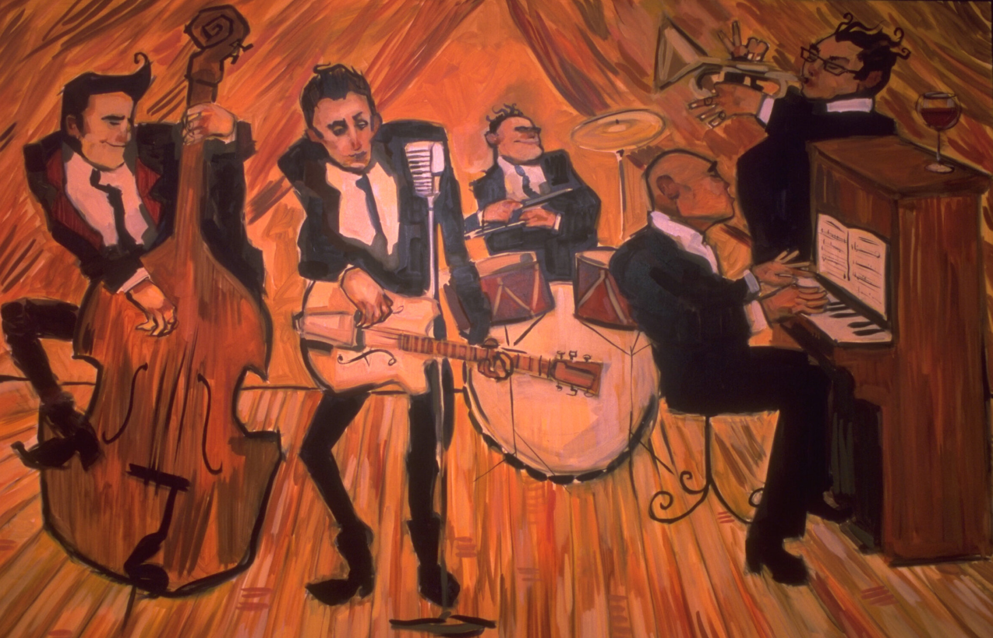 Massimo's Quintet by Clifford Bailey Fine Art