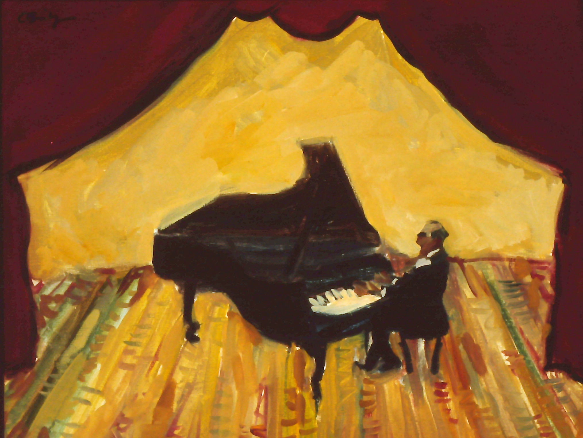 Piano Hall by Clifford Bailey Fine Art