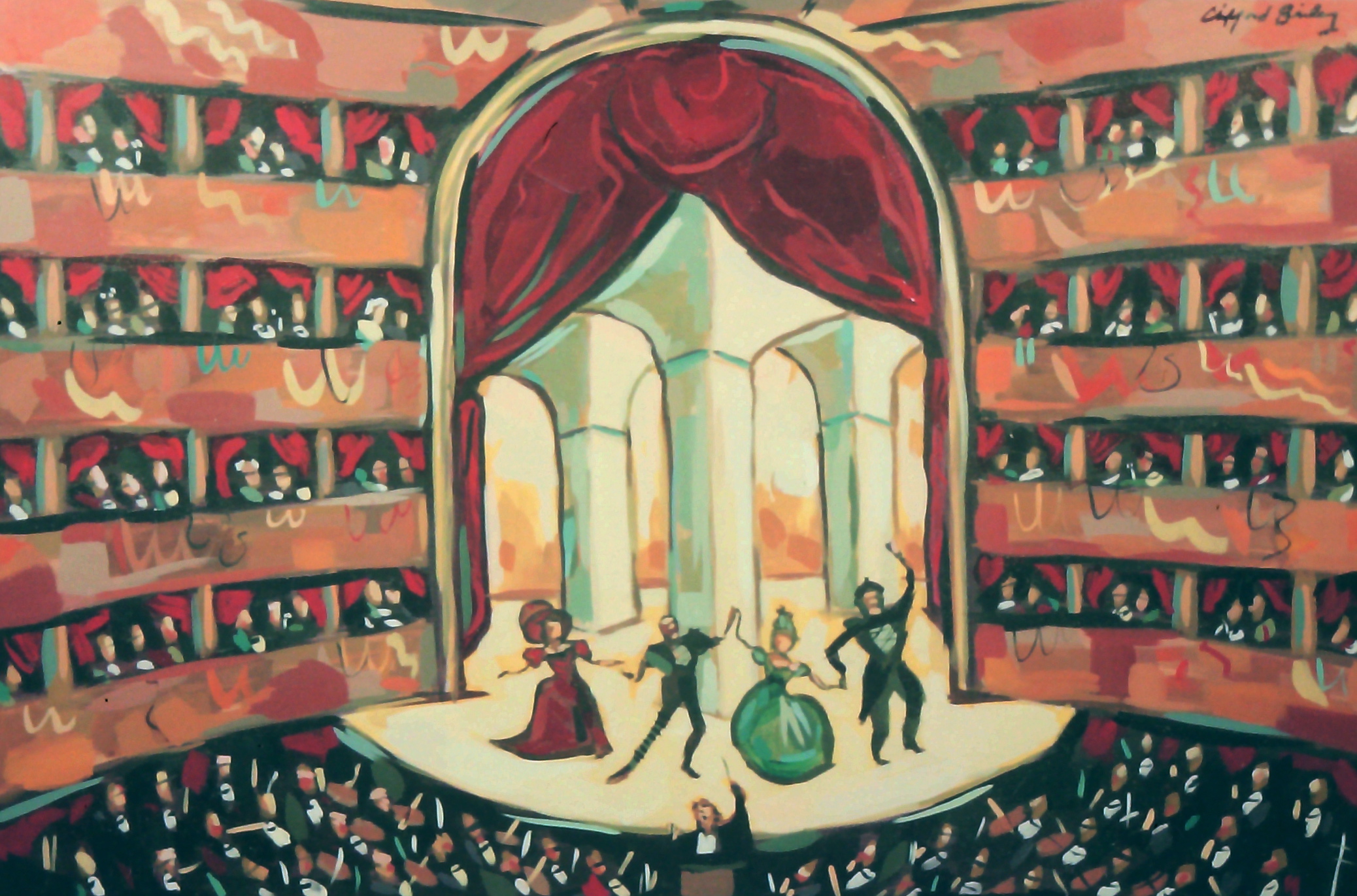 "Curtain Call" by Clifford Bailey Fine Art