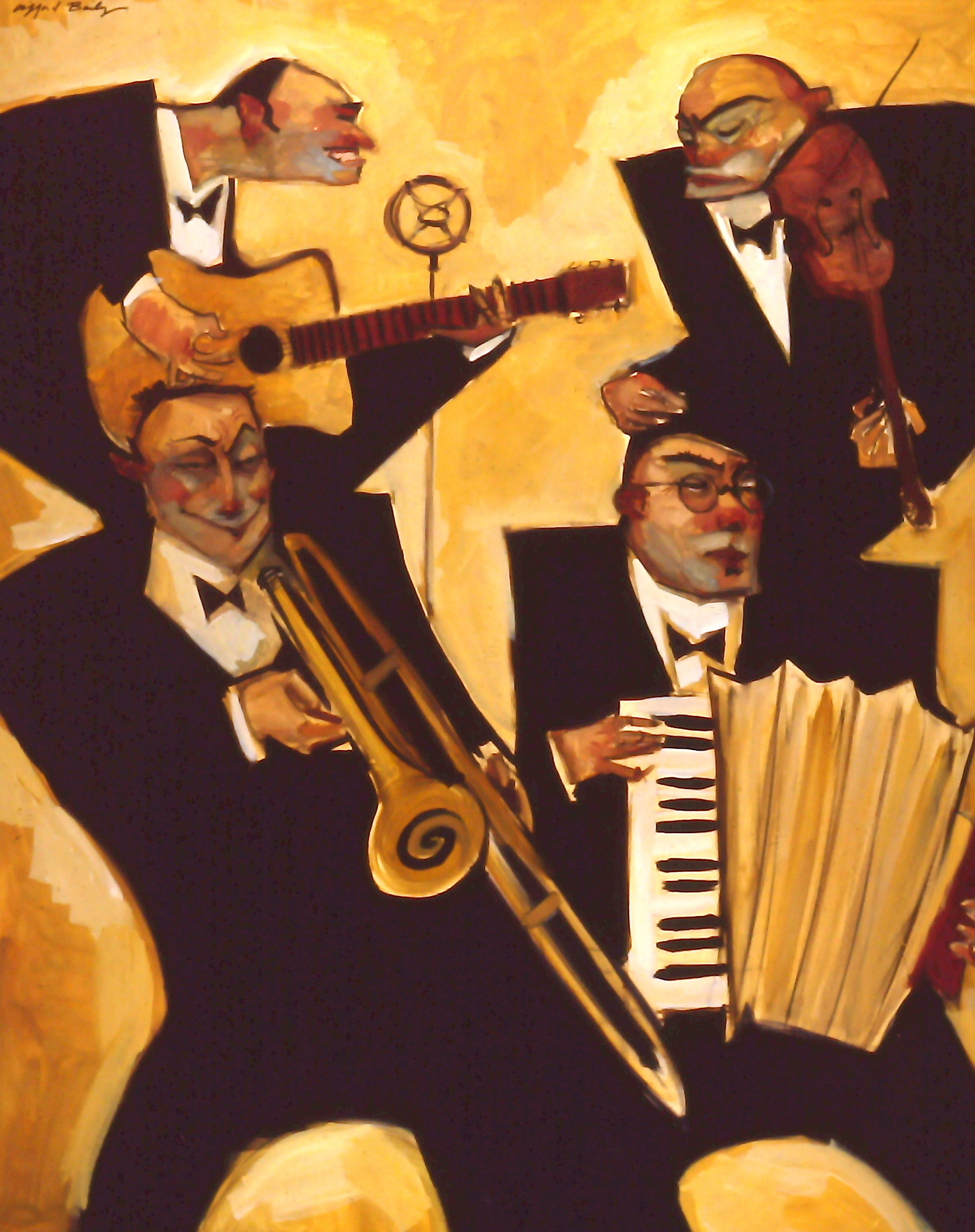"Grande Trombone" by Clifford Bailey Fine Art