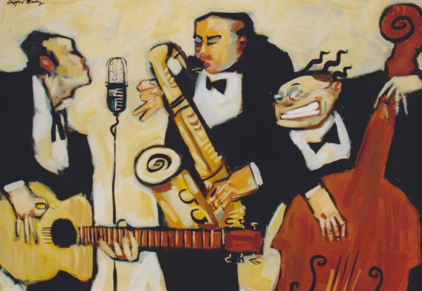 "Jazzy Three" by Clifford Bailey Fine Art