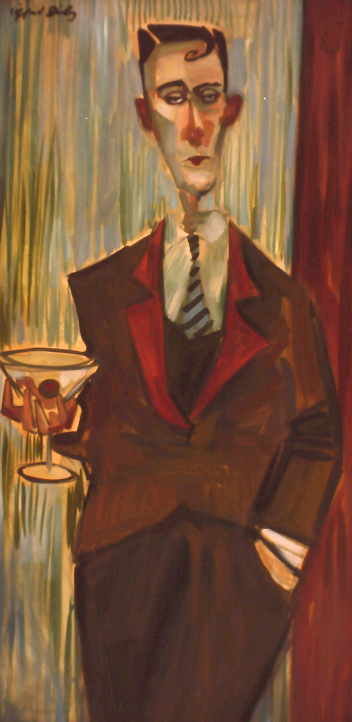 "Martini Man" by Clifford Bailey Fine Art