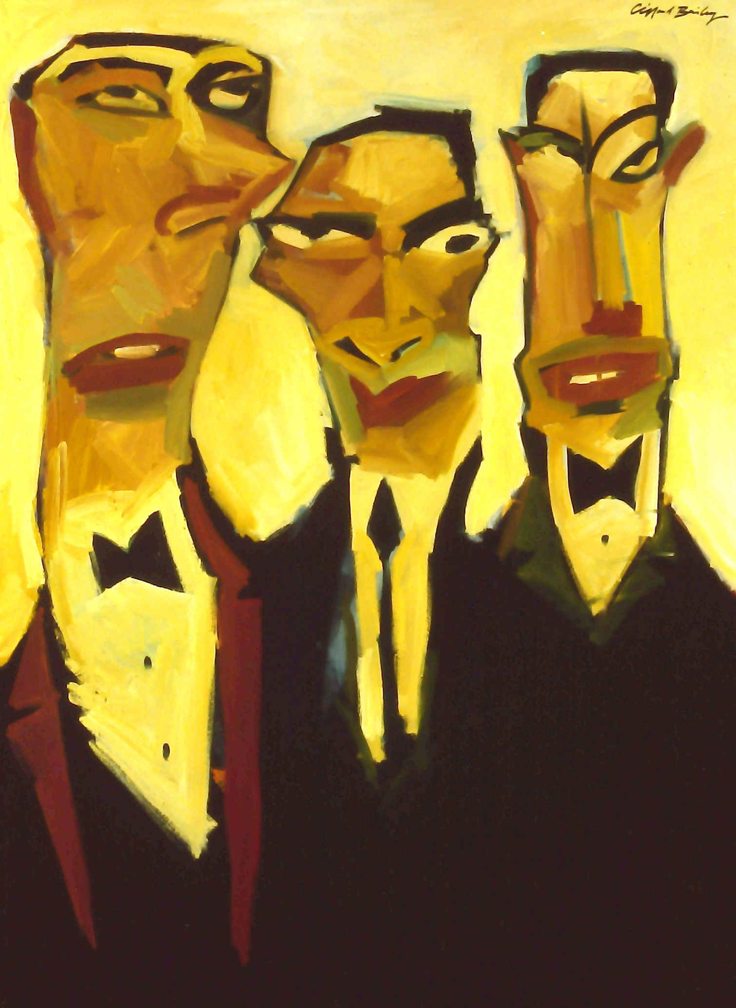 Middle Men by Clifford Bailey Fine Art
