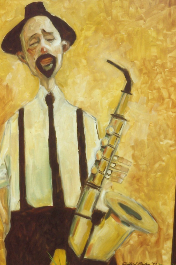 Sax Man by Clifford Bailey Fine Art