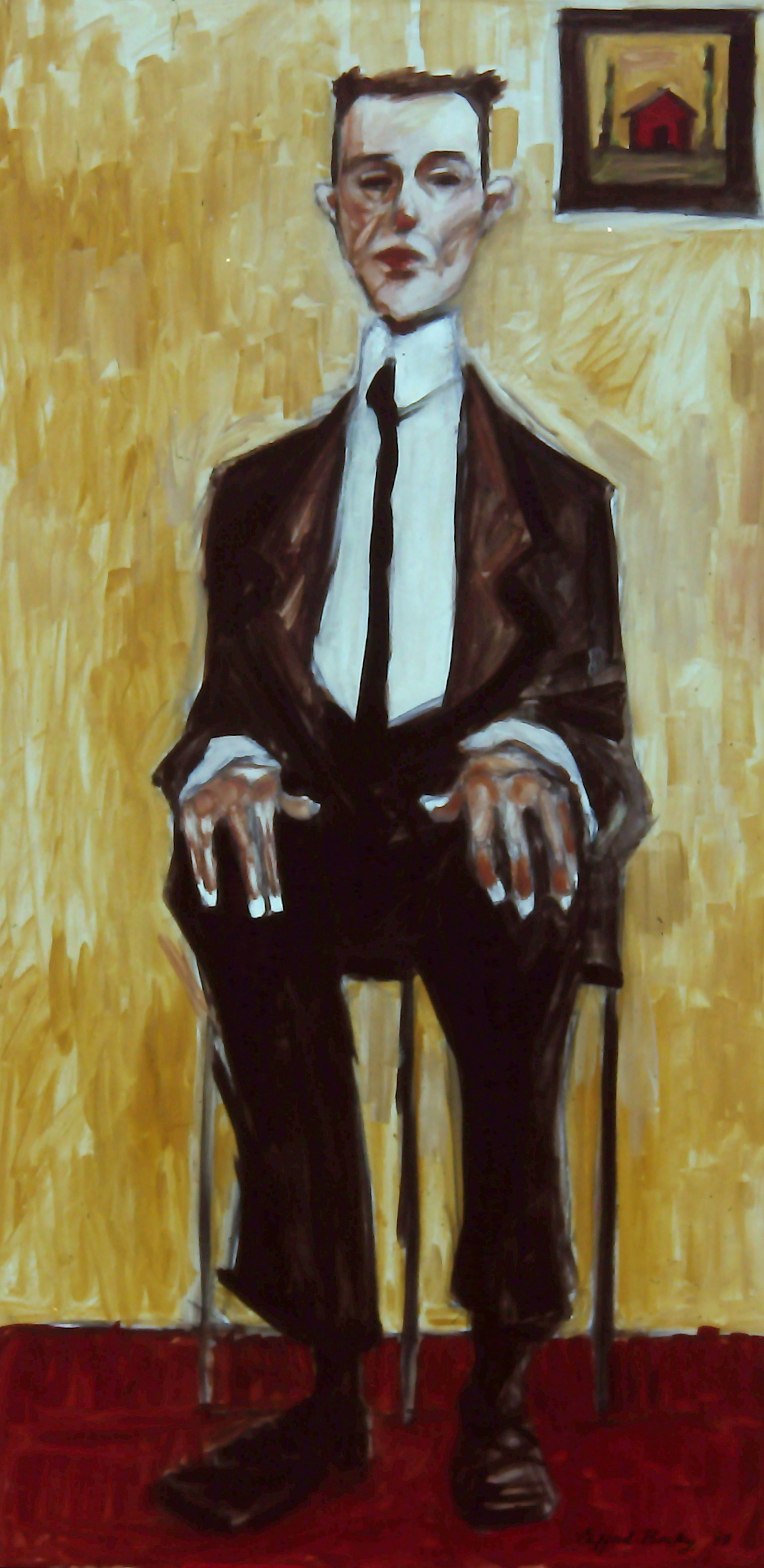 Seated Man by Clifford Bailey Fine Art