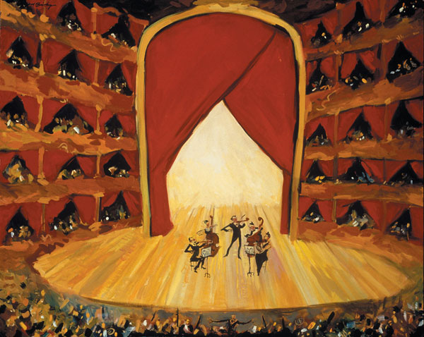 "Teatro Constanzi" by Clifford Bailey Fine Art