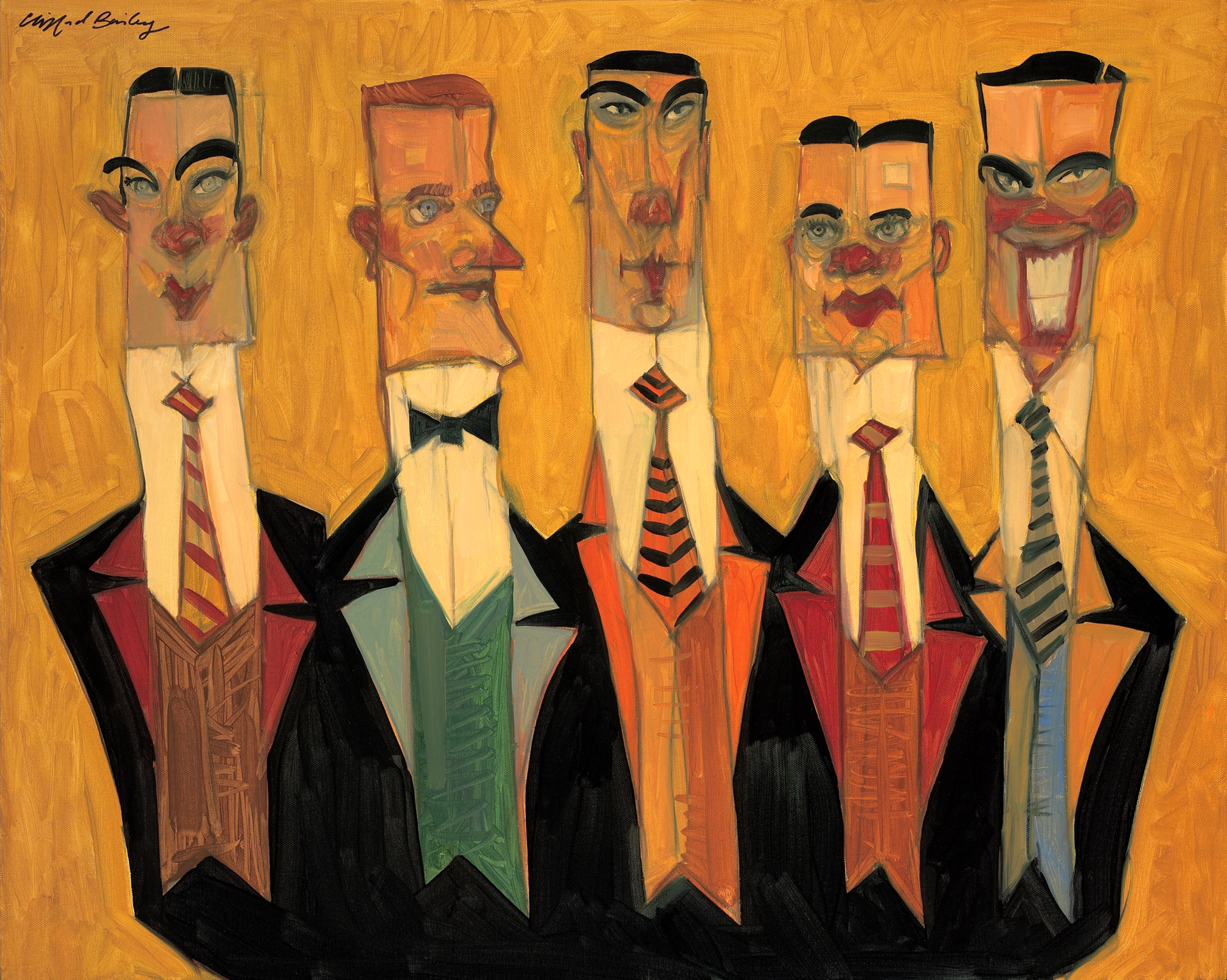 Five Uncles by Clifford Bailey Fine Art