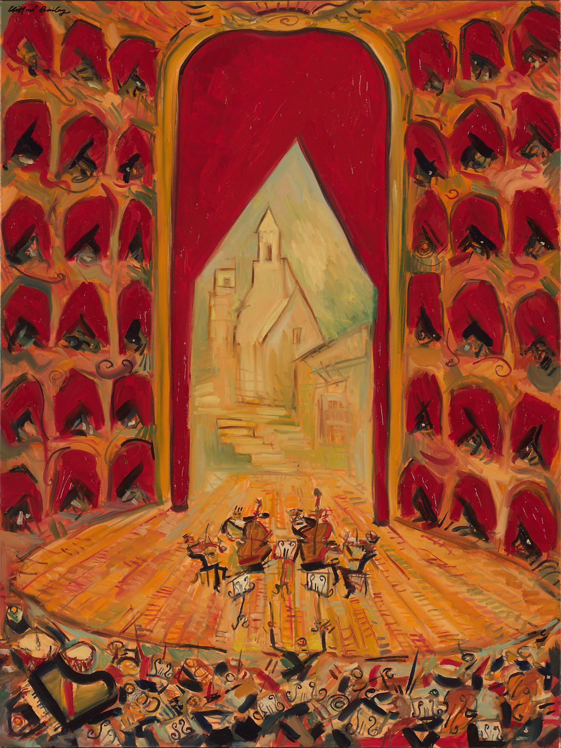 Theater Quartet by Clifford Bailey Fine Art