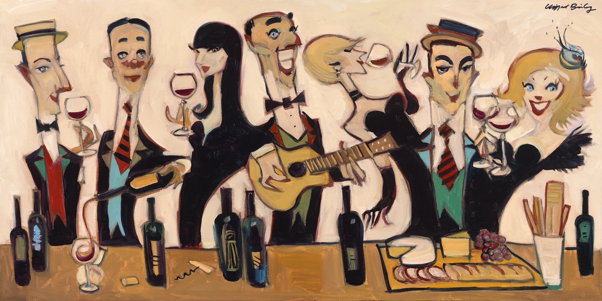 Clifford Bailey Fine Art, A Song for Seven Sippers