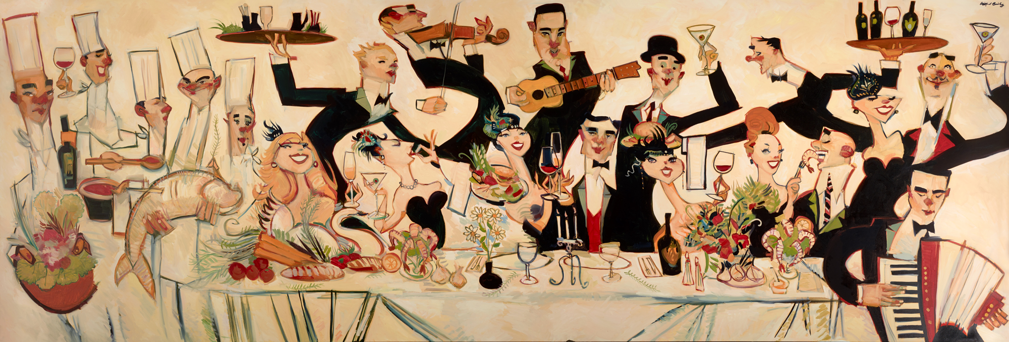 The Big Table Giclee by Clifford Bailey Fine Art