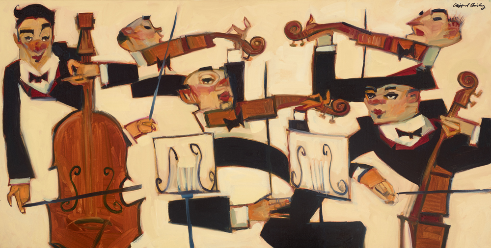 String Section by Clifford Bailey, High Quality Print by Clifford Bailey Fine Art Shop