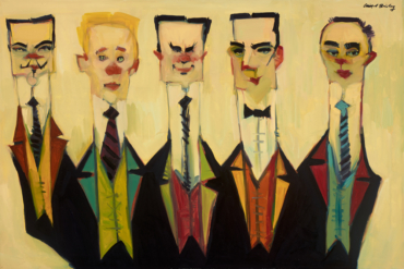 Wise Guys by Clifford Bailey, High Quality Print by Clifford Bailey Fine Art Shop