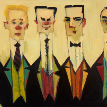 Wise Guys by Clifford Bailey, High Quality Print by Clifford Bailey Fine Art Shop