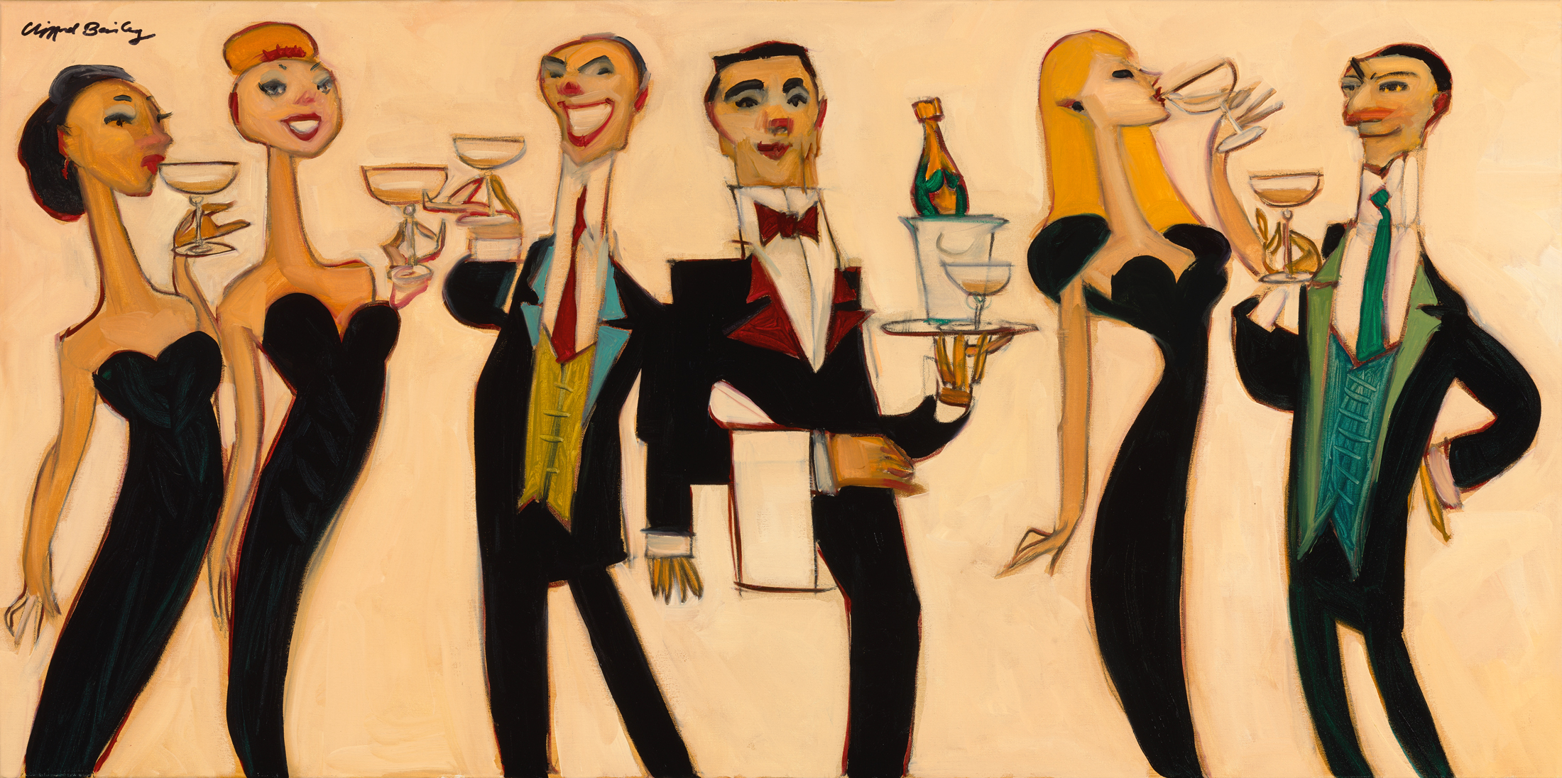 "Champagne Cocktail" by Clifford Bailey Artist