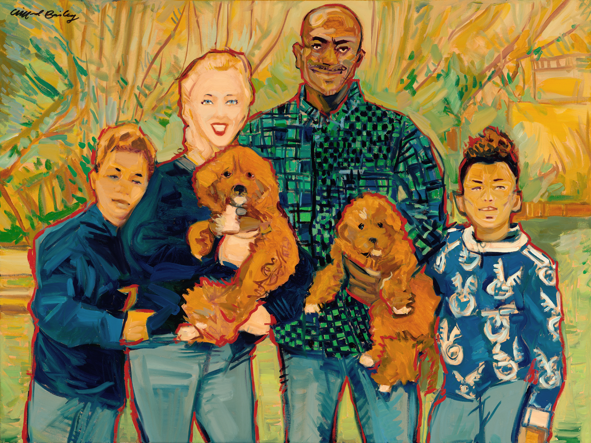 "Wintz Family" by Clifford Bailey Artist