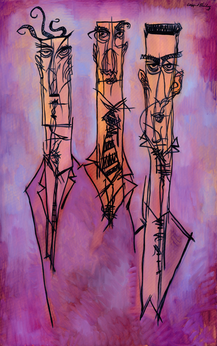 "Purple Three" by Clifford Bailey Artist