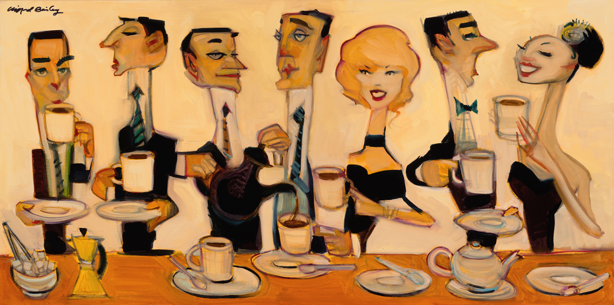 "Coffee Talk" by Clifford Bailey Artist