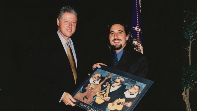 "Play it again, Bill" by Clifford Bailey Fine Art, Bill Clinton