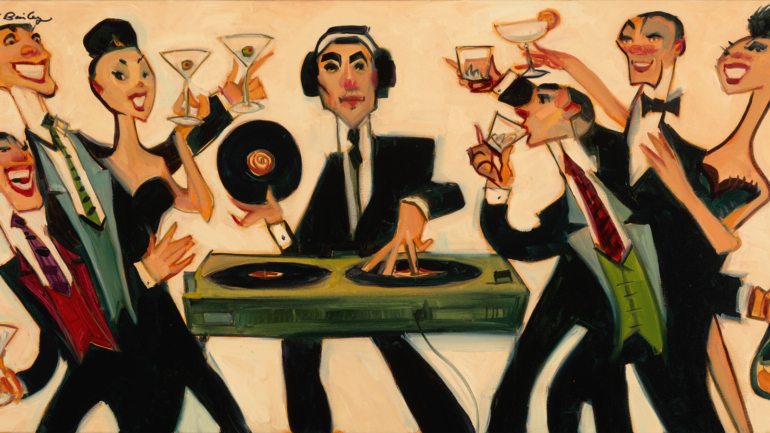 “Cheers to the DJ”
